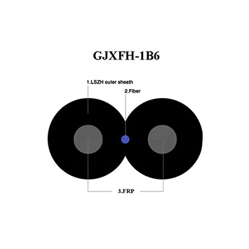 GJXFH-4B Fiber Optic Drop Cable-Round